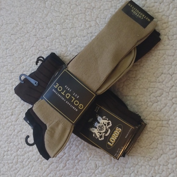 NWT 6 Pair Value Bundle Cotton/Cotton Blend Dress Socks - Picture 10 of 13